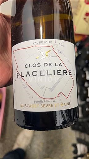 Thung lũng sông Loire Muscadet Sèvre et Maine Clos de la Placelière 2022