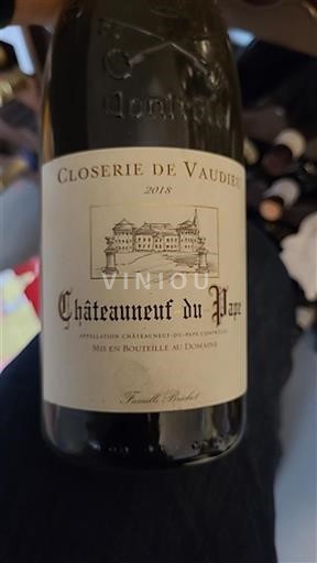 Thung lũng Rhône Châteauneuf-du-pape Closerie de Vaudieu 2018