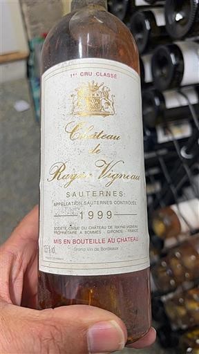 Bordeaux Sauternes 1er Cru Classé Château Rayne Vigneau 1999