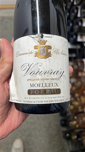 Thung lũng sông Loire Vouvray Domaine Clos Naudin Moelleux Foreau 1997