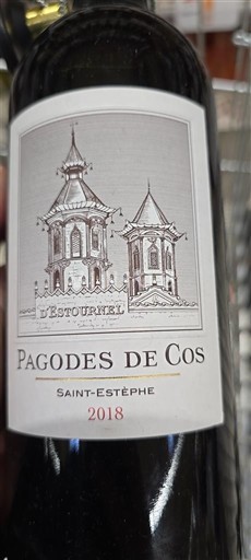 Bordéus Saint-Estèphe Château Cos Estournel Pagodes de Cos 2018