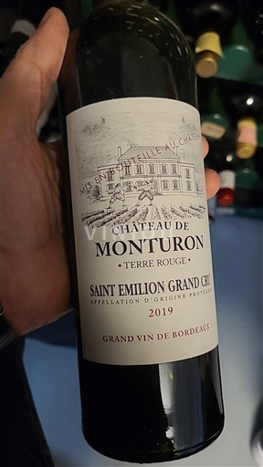 Bordeaux Saint-Émilion Grand Cru Grand Cru Château Monturon Terre Rouge 2019