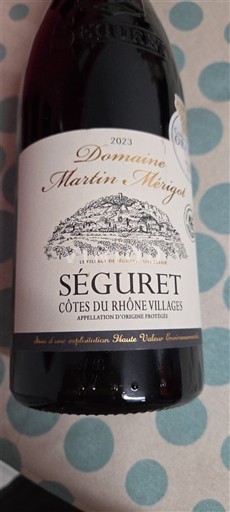 Valle del Rodano Non specificato Domaine Martin Mérigot 2023