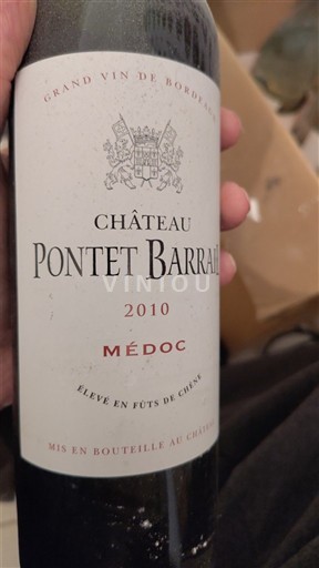 Bordeaux Médoc Château Pontet Barrail 2010