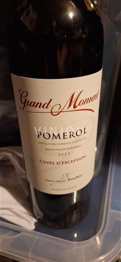 Bordeaux Pomerol Grand Moment d'Exception 2023