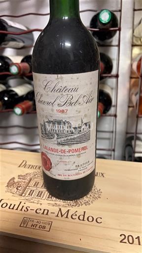 Bordeaux Lalande-de-pomerol Château Chevrol Bel Air 1987