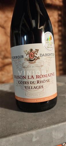 Rhônedalen Côtes-du-Rhône-Villages Terroir Daronton Vaison la Romaine 2024