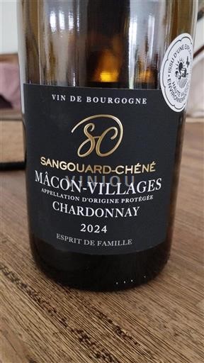 Burgundsko Mâcon a mâconské vesnice Sangouard-Chêne Esprit de Famille 2024