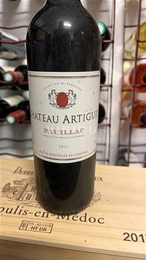 Bordeaux Pauillac Château Artigue 2011
