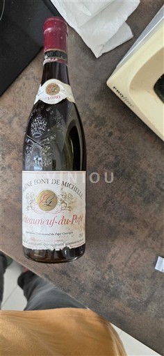 Vallée du Rhône Châteauneuf-du-pape Domaine Font de Michelle 1980