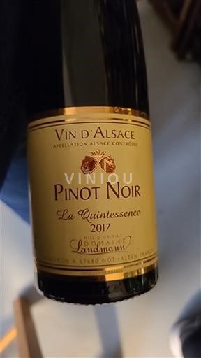 Alsace Domaine Landmann La Quintessence 2017