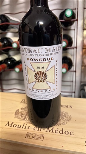 Bordeaux Pomerol Château Marzy Grand Enclos de Riffat 2016
