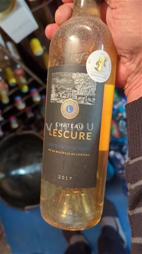 Bordeaux Sainte-Croix-Du-Mont Château Lescure 2017
