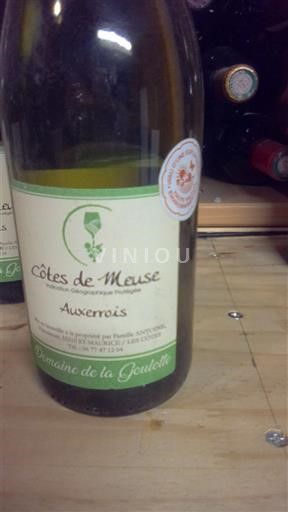 Østlige regioner Côte de Meuse Domaine La Goulette Auxerrois 2021