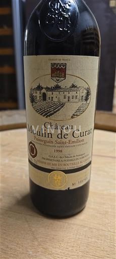 Bordeaux Puisseguin-saint-émilion Château Moulin de Curat 1998