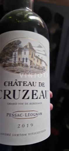 Bordéus Pessac-Léognan Château Cruzeau 2019