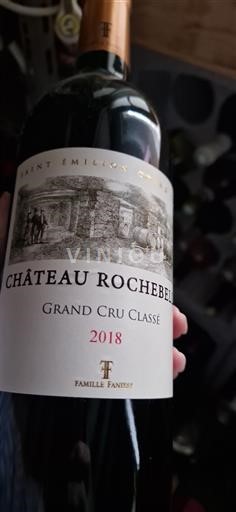 Bordeaux Saint-Émilion Grand Cru Grand Cru Classé Château Rochebelle 2018