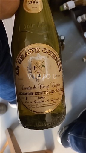 Thung lũng sông Loire Muscadet-Coteaux-de-la-Loire Domaine Champ Chapron Le Grand Chemin 2009