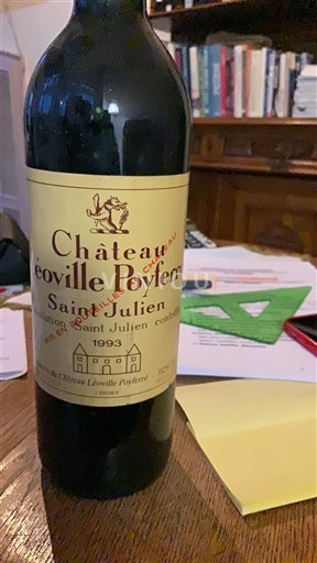Bordeaux Saint-Julien Grand Cru Château Léoville Poyferré 1993
