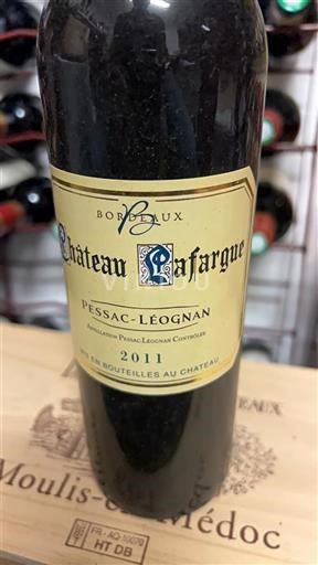 Bordéus Pessac-Léognan Château Lafargue 2011