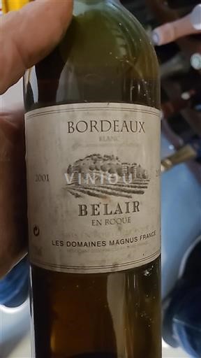 Bordeaux Bordeaux beli. Belair en Roque 2001