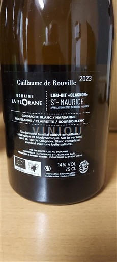 Рона долина Nespecificirano Domaine La Florane Guillaume de Rouville 2023