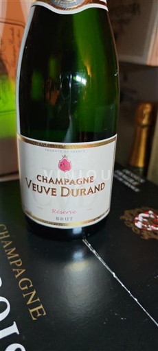 Šampanja Šampanjec Veuve Durand Réserve Neleten.