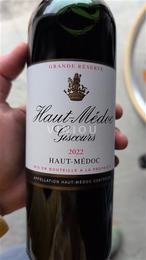 Bordeaux Haut-Médoc Giscours Grande Réserve 2022