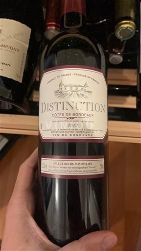 Bordeaux Côtes-de-Bordeaux Distinction 2012