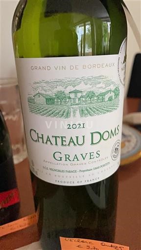Bordeaux Graves Château Doms 2021