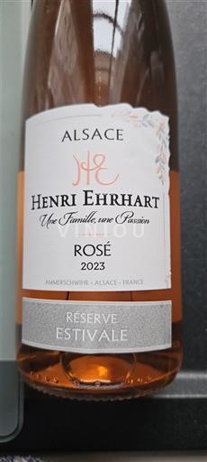 Alsace Henri Ehrhart Réserve Estivale 2023