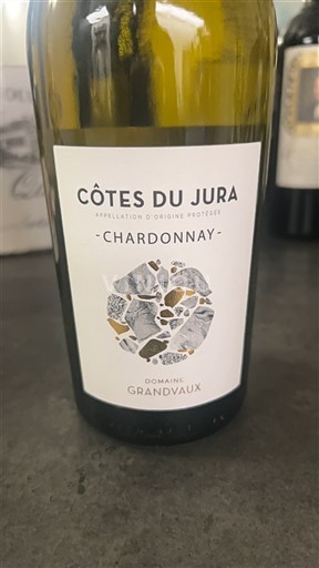 Vin Blanc sec Domaine Grandvaux 2023 France Jura Côtes-du-jura AOC