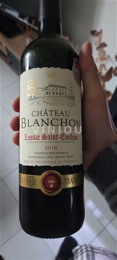 Bordeaux Lussac-saint-émilion Château Blanchon Tradition 2018