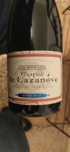 Champanhe Charles de Cazanove Tradition Père & Fils Extra Brut Não Sazonado