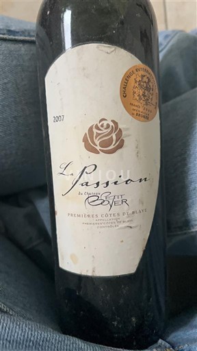 Bordeaux Ospecificerad Château Petit Boyer La Passion 2007