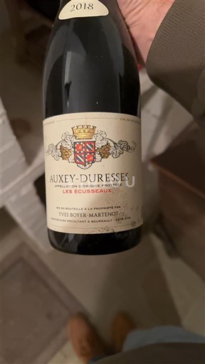 Bourgogne Auxey-Duresses Yves Boyer-Martenot Les Ecusseaux 2018