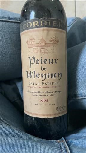 Bordéus Saint-Estèphe Prieur de Meyney 1984