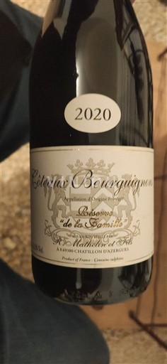 Borgogna Coteaux borgognoni Mathelin et Fils Réserve de la Famille 2020