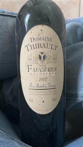 Languedoc Faugères Domaine Thibault 2002