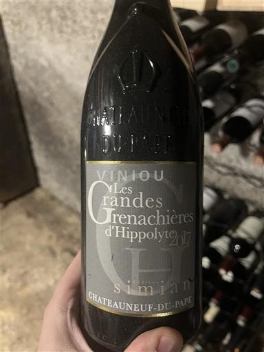 Thung lũng Rhône Châteauneuf-du-pape Domaine Simian Les Grandes Grenachières d'Hippolyte 2017