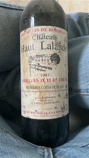 Bordeaux Ospecificerad Château Haut Lalande 1997