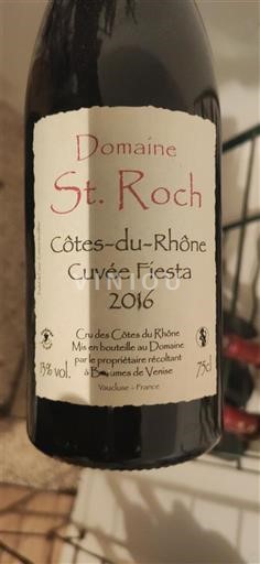 Vale do Ródano Côtes-do-Ródano Domaine St. Roch Fiesta 2016