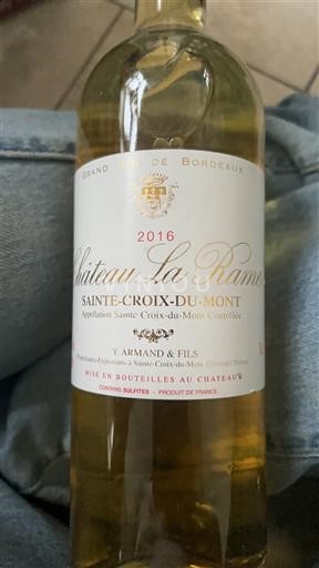 Bordeaux Sainte-Croix-Du-Mont Château La Rame 2016