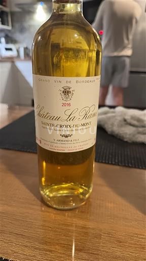 Burdeos Sainte-Croix-Du-Mont Château La Rame 2016