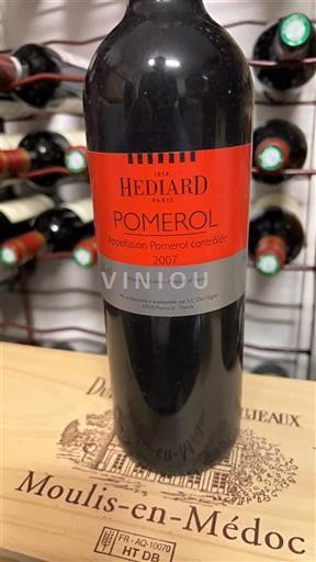 Bordeaux Pomerol Hédiard 2007