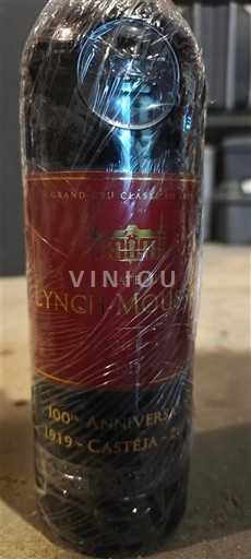 Bordeaux Pauillac Grand Cru Classé Château Lynch-Moussas 100e Anniversaire 2019