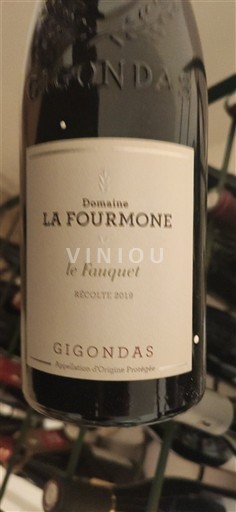 Thung lũng Rhône Gigondas Domaine La Fourmone Le Fauquet 2019