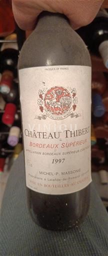 Bordeaux Bordeaux Supérieur Château Thibert 1997