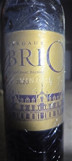 Bordeaux Margaux Château Cantenac Brown Brio de Cantenac Brown 2020