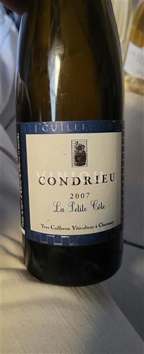 Thung lũng Rhône Condrieu Yves Cuilleron La Petite Côte 2007